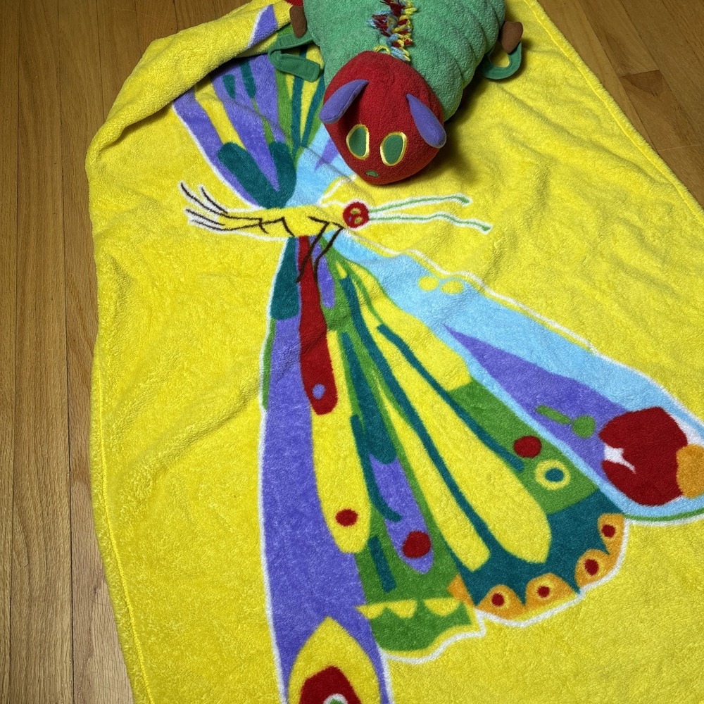 Eric Carle Very Hungry Caterpillar Slumber Pet With Fleece Kids‎ Blanket